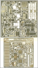 Photo-etched parts: Photoetched set for An-12, Roden kit, Ace, Scale 1:72