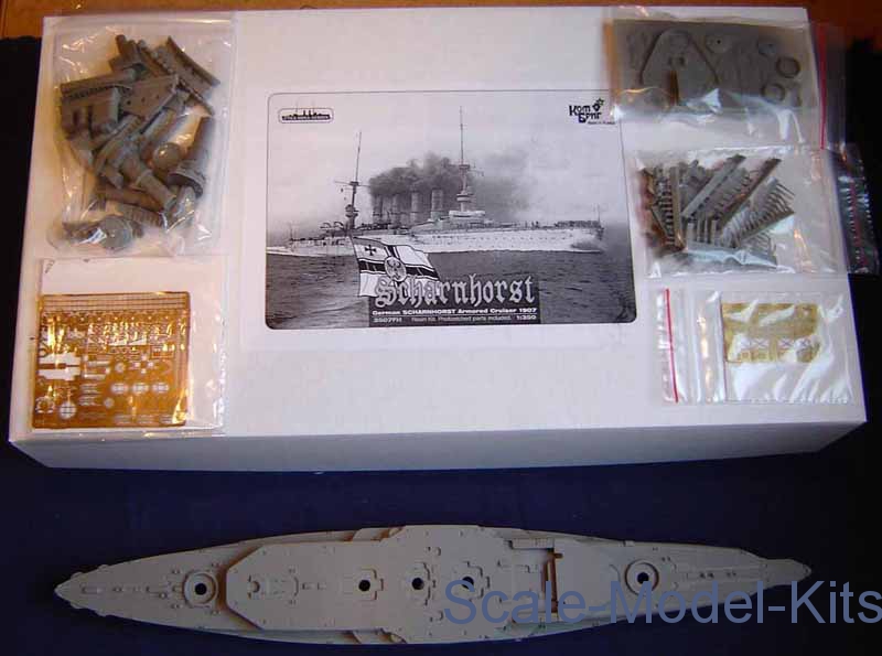 German Scharnhorst Armored Cruiser 1907 Combrig Plastic Scale Model Kit In 1350 Scale Combrig 0165