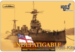 Warships: HMS Indefatigable Battlecruiser (Full Hull version), Combrig, Scale 1:350