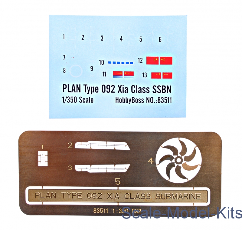 Hobby Boss 1/350 Hobby Boss 83511 PLAN Type 092 Xia Class SSBN