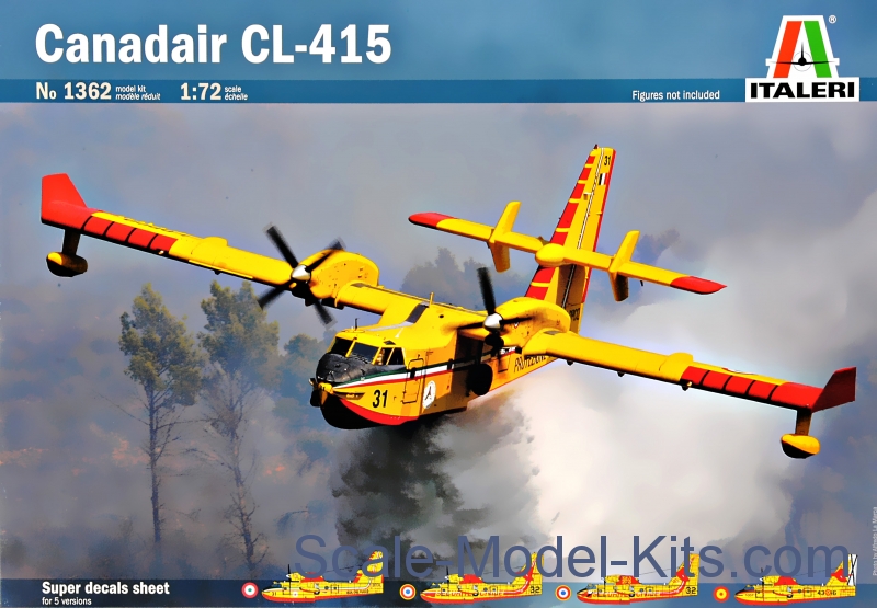 Italeri - Canadair CL-415 - plastic scale model kit in 1:72 scale