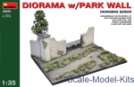 Dioramas: 1/35 MiniArt 36051 - Diorama with Park Wall, MiniArt, Scale 1:35