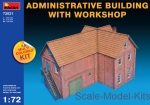 City buildings: 1/72 MiniArt 72021 - Administrative Building with Workshop, MiniArt, Scale 1:72