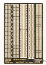 NSA350030 Photo-etched set - Stern walks railings