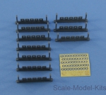 Detailing set 1/350 Kriegsmarine life rafts (Type SA1b-VW58), 50pcs