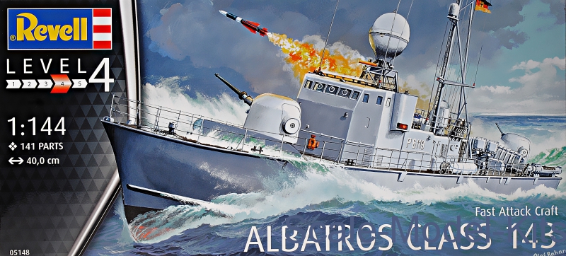Revell 1:144 Fast Attack Craft Albatros Class 143 #05148 NIB 