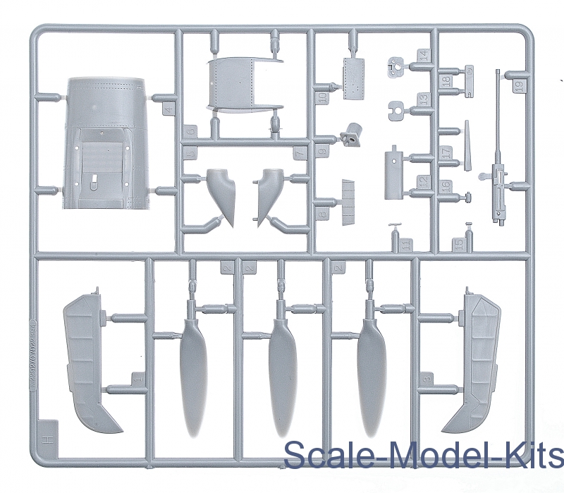 Trumpeter 02293 Messerschmitt Bf 109F-4/Trop 1:32 2 opties | Mischa's